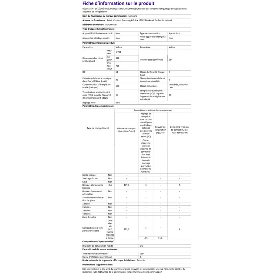 Samsung RS70F66KBT BESPOKE AI n°14