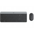 Logitech Slim Wireless Keyboard and Mouse Combo MK470 - GRAPHITE - FRA - 2.4GHZ - N/A - CENTRAL