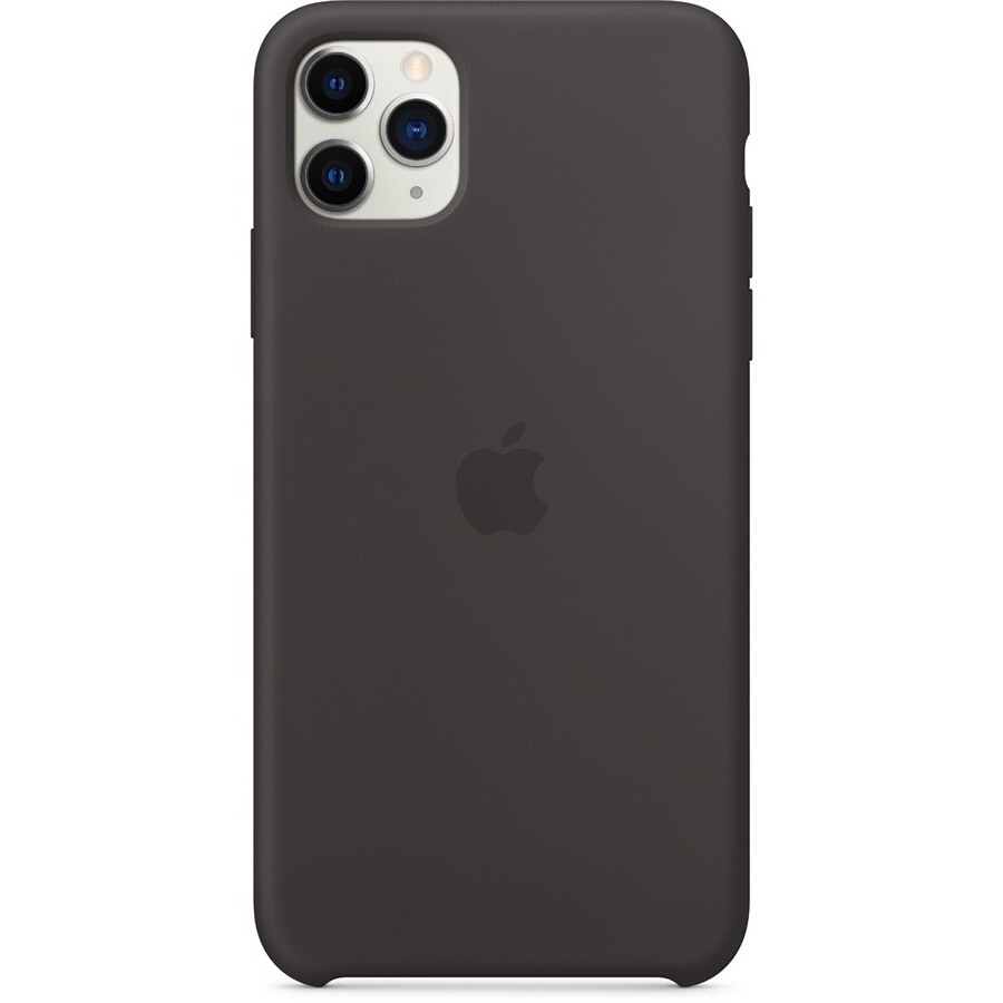 Apple Coque en silicone pour iPhone 11 Pro Max - Noir