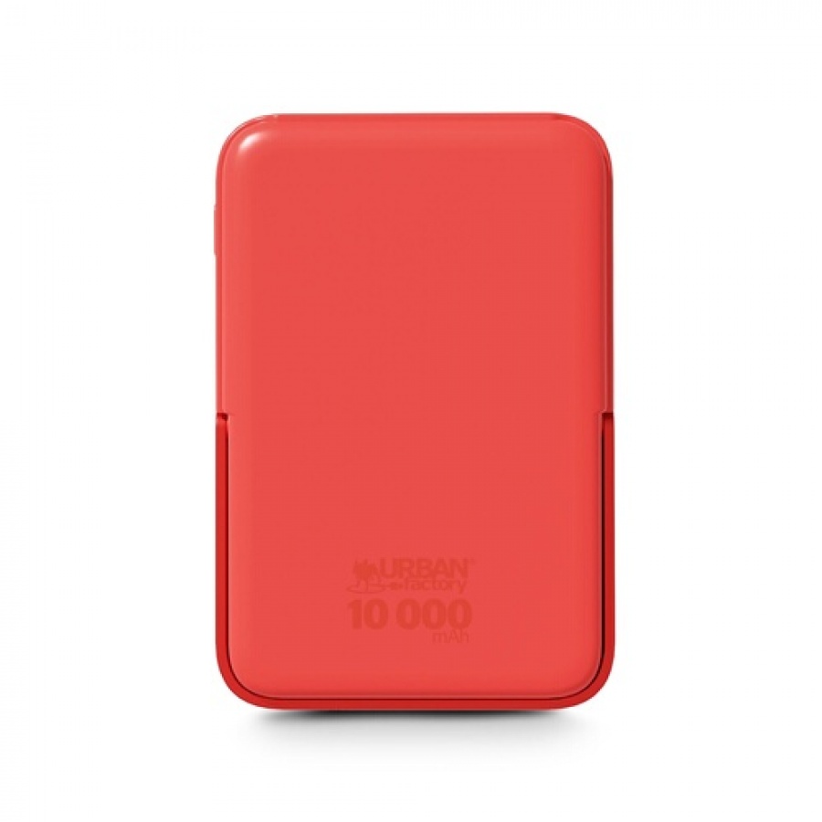 Urban Factory MAGNEE POWER: WIRELESS MAGNETIC UNIVERSAL POWERBANK 10.000MAH - NEON ORANGE n°1