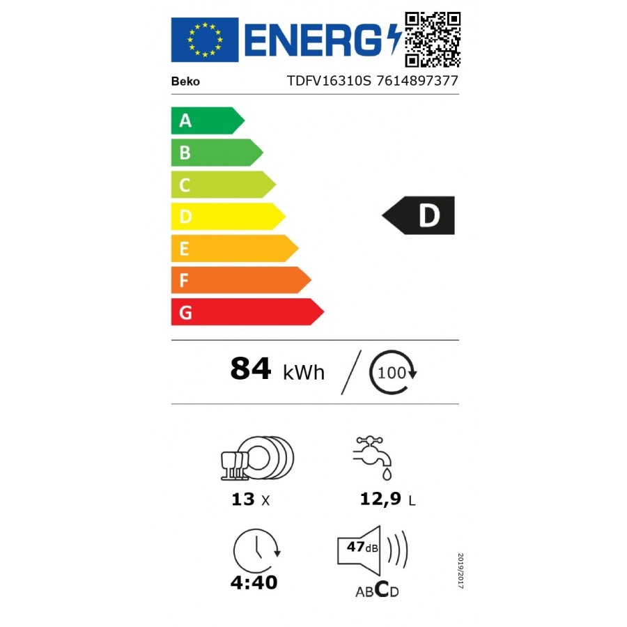 BEKO TDFV16310S n°4