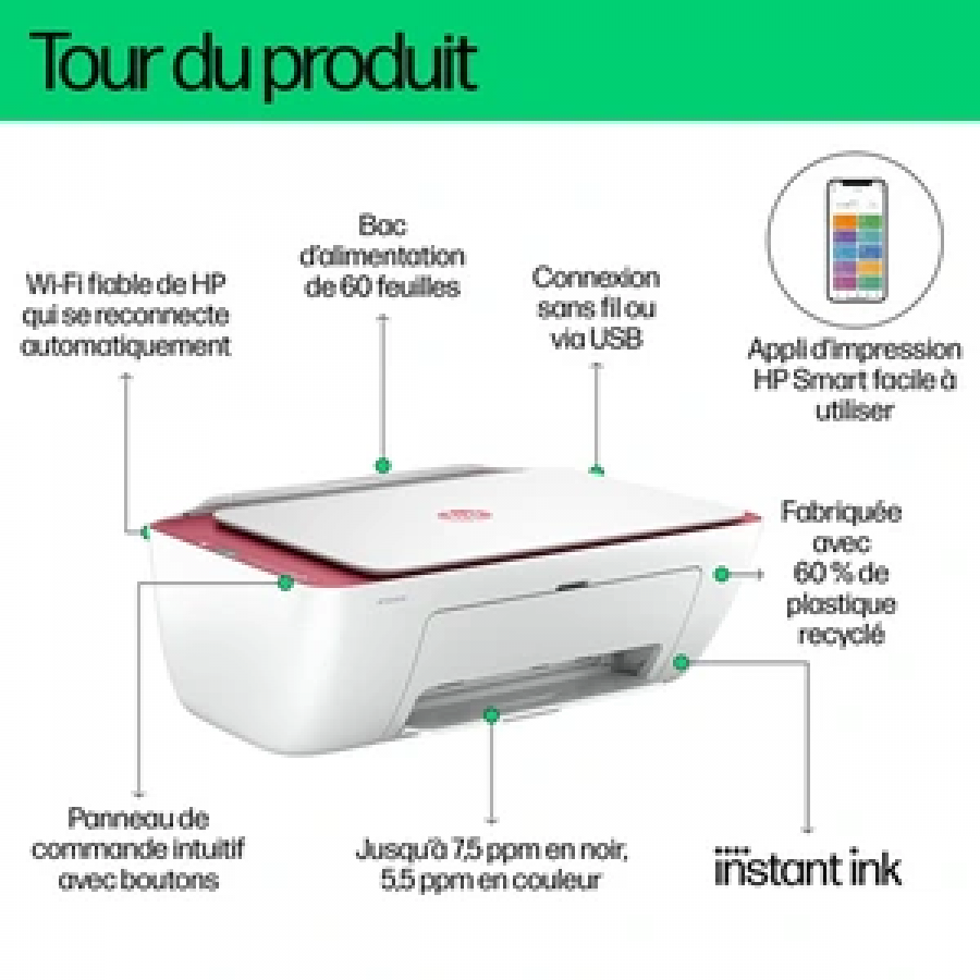 HP DESKJET 2823E n°4