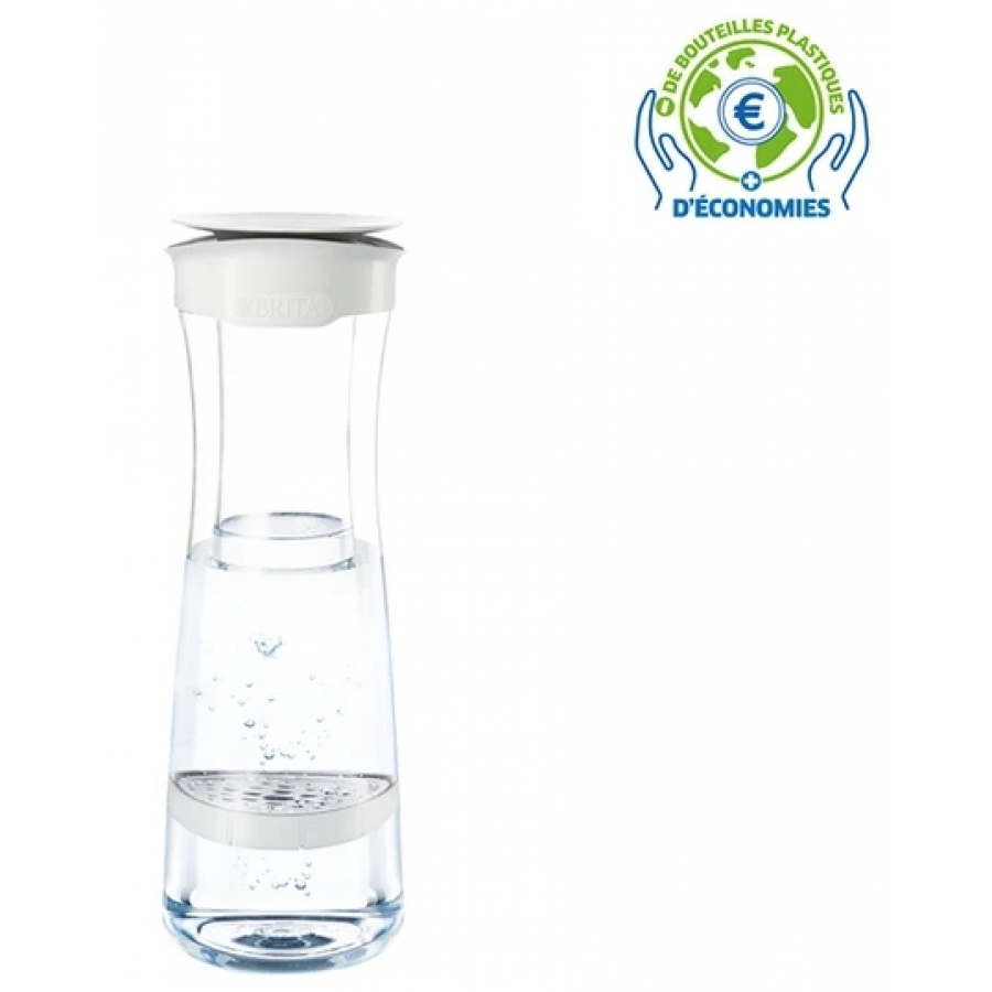 BRITA BOUTEILLE FILTRANTE BLANC/GRAPHITE - 2 MICRODISCS FILTRANTS INCLUS n°3