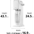 SODASTREAM ART BLANCHE + 1 BOUTEILLE 1L COMPATIBLE LAVE-VAISELLE
