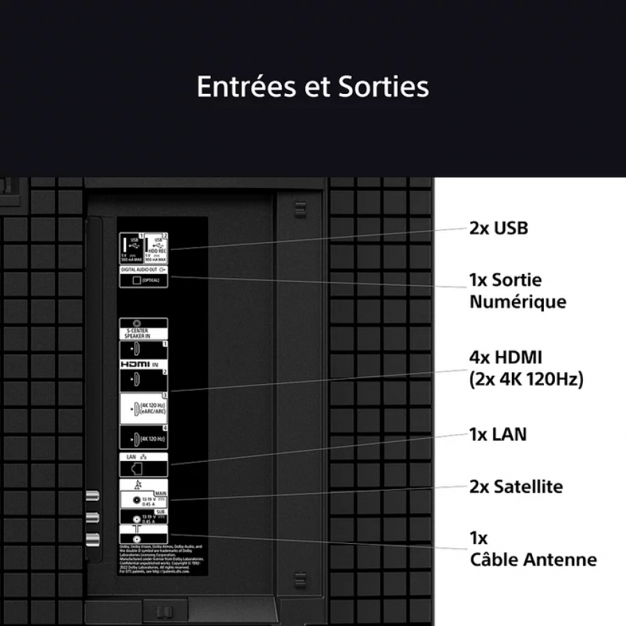 SONY K65XR80AEP n°8