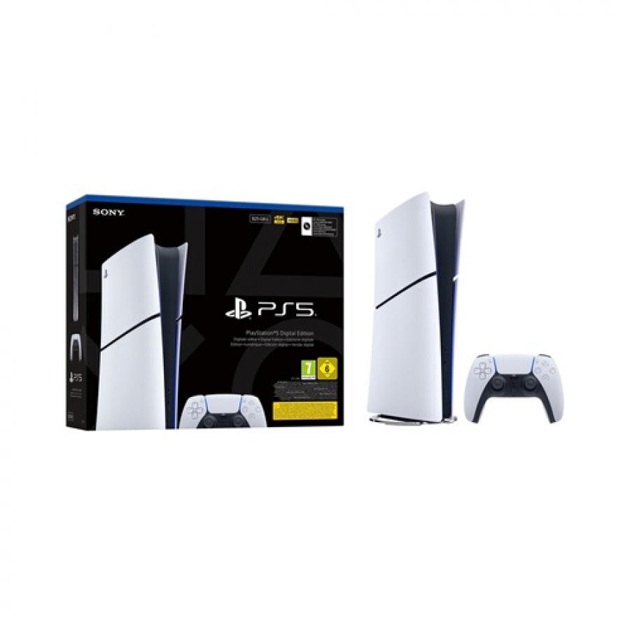 SONY PS5 SLIM EDITION DIGITAL BLANC n°8