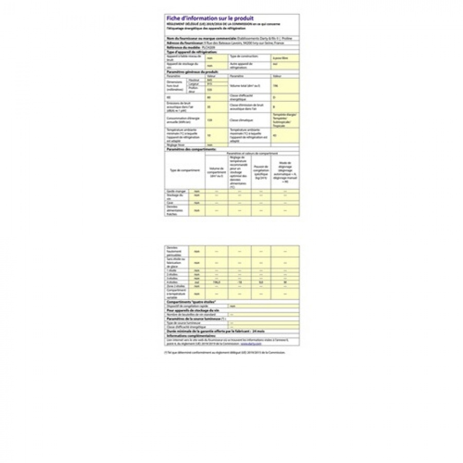 PROLINE PLCH209 n°5