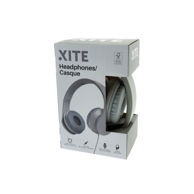 XITE CASQUE AUDIO GRIS MICRO INTEGRE