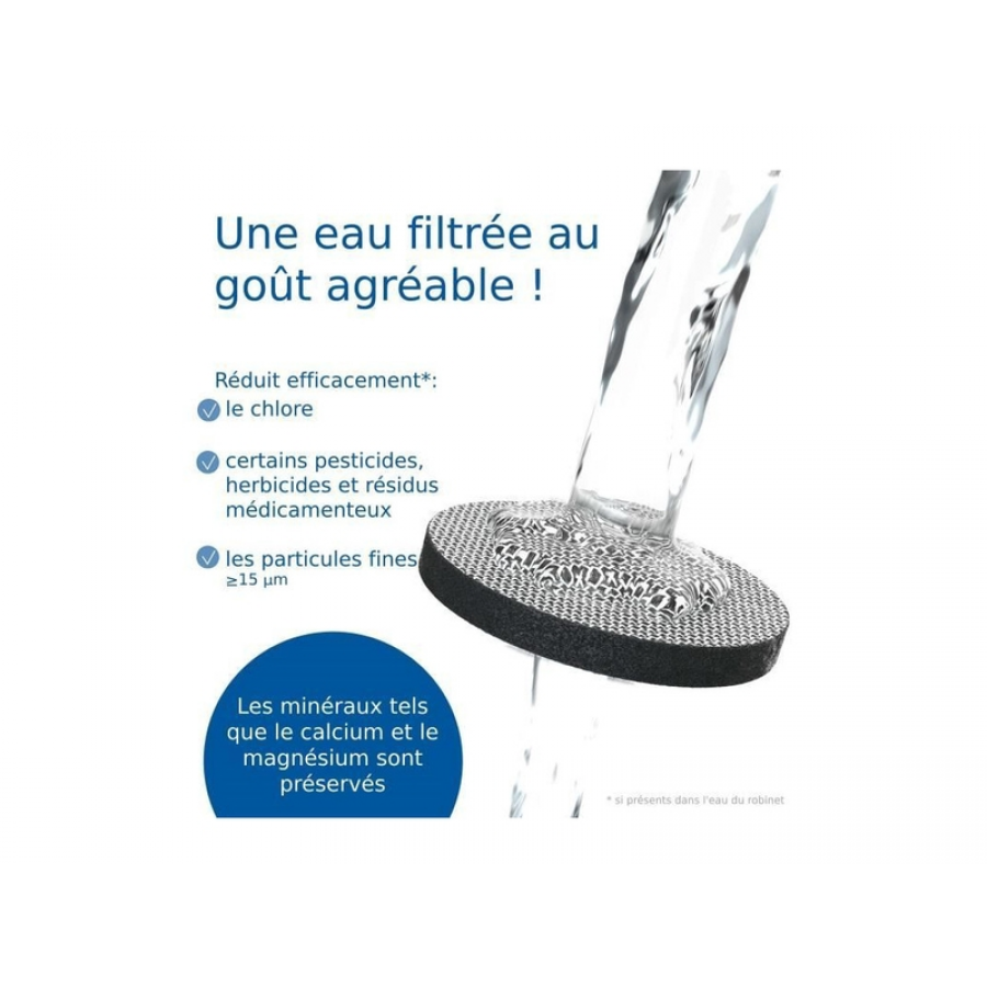 BRITA BOUTEILLE FILTRANTE BLANC/GRAPHITE 6 MOIS n°2