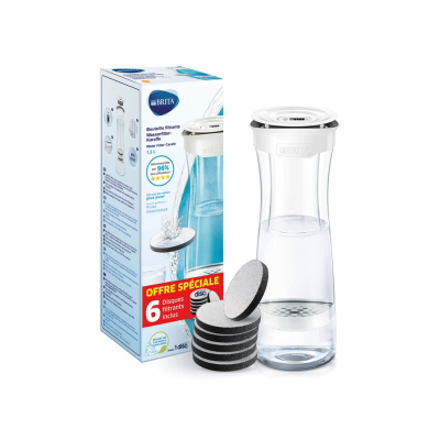 BRITA BOUTEILLE FILTRANTE BLANC/GRAPHITE 6 MOIS
