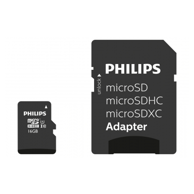 PHILIPS MSD SDHC UHS-I U1 16GB AVEC ADAPTATEUR SD