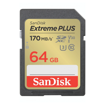 SANDISK EXTREME PLUS 64GB SDXC 170MB/s