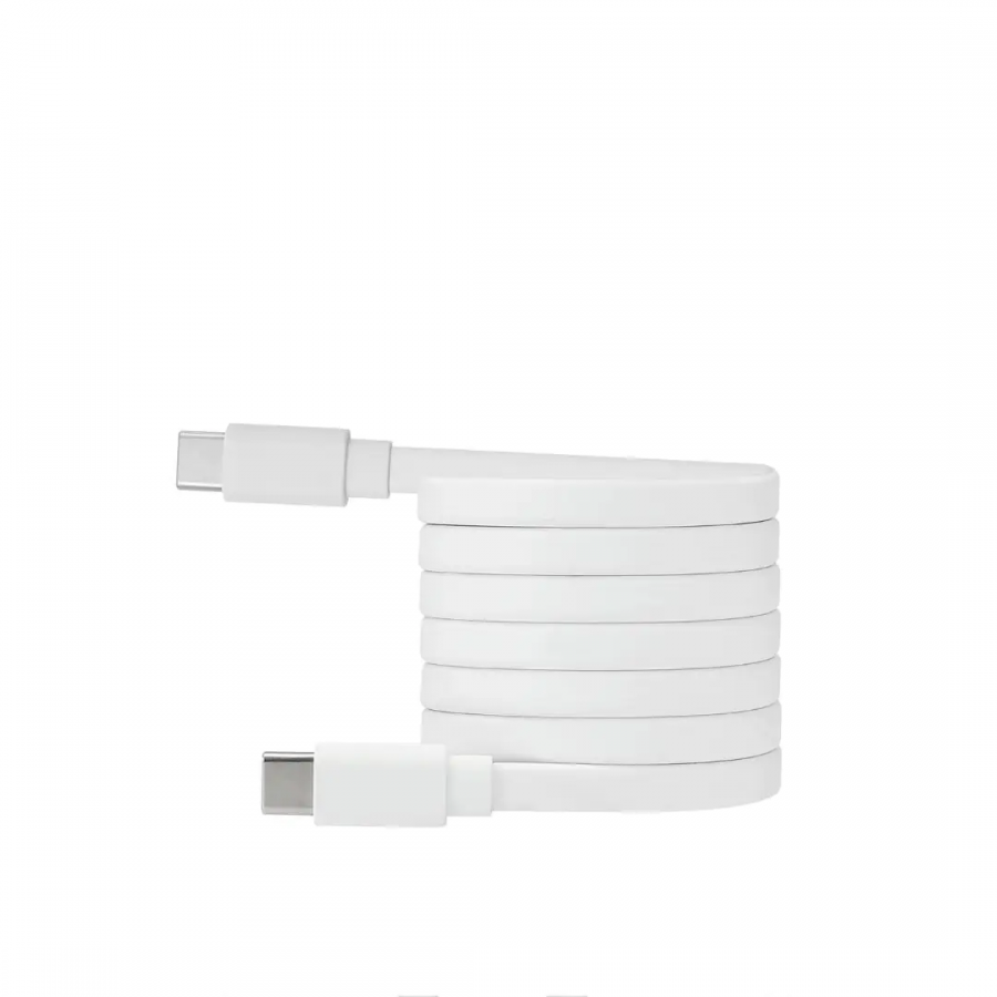 WE CABLE USBC PLAT 1M CHARGE 60W BLANC n°3