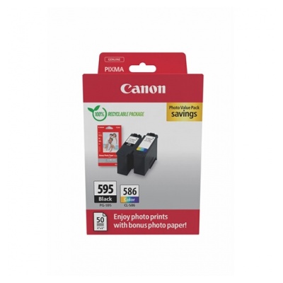 Canon PACK PG-595/CL-586 PVP SEC +50F GP501 10x15