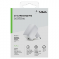 BELKIN CHARGEUR GaN USB-C 60 W BLANC