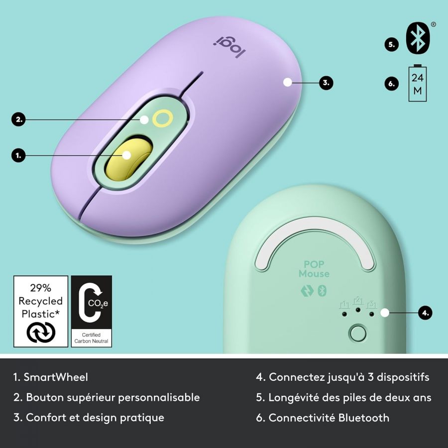 LOGITECH POP MOUSE DAYDREAM n°6