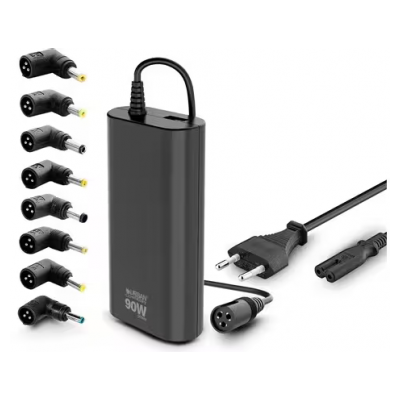 URBAN FACTORY CHARGEUR UNIVERSEL PC 90W NOIR