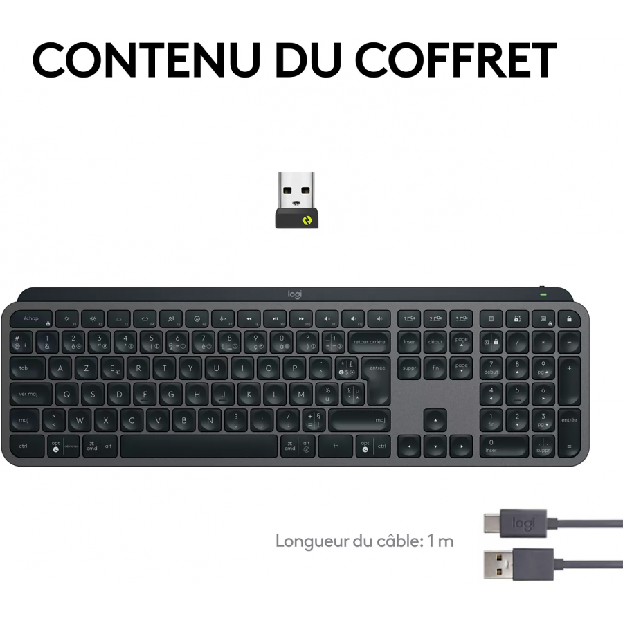 LOGITECH MX KEYS S GRAPHITE n°10