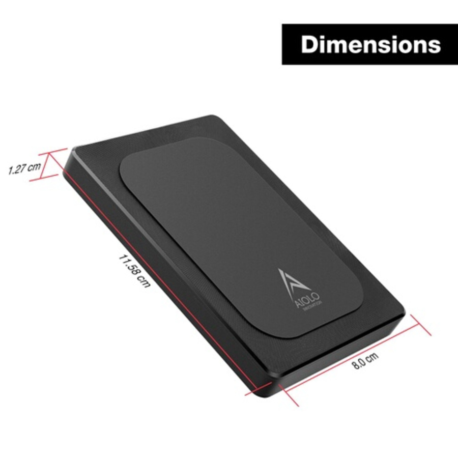Aiolo Innovation AIOLO INNOVATION Disque dur externe A4 1To USB3.0 Noir n°3