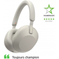 SONY WH1000XM5 ARGENT