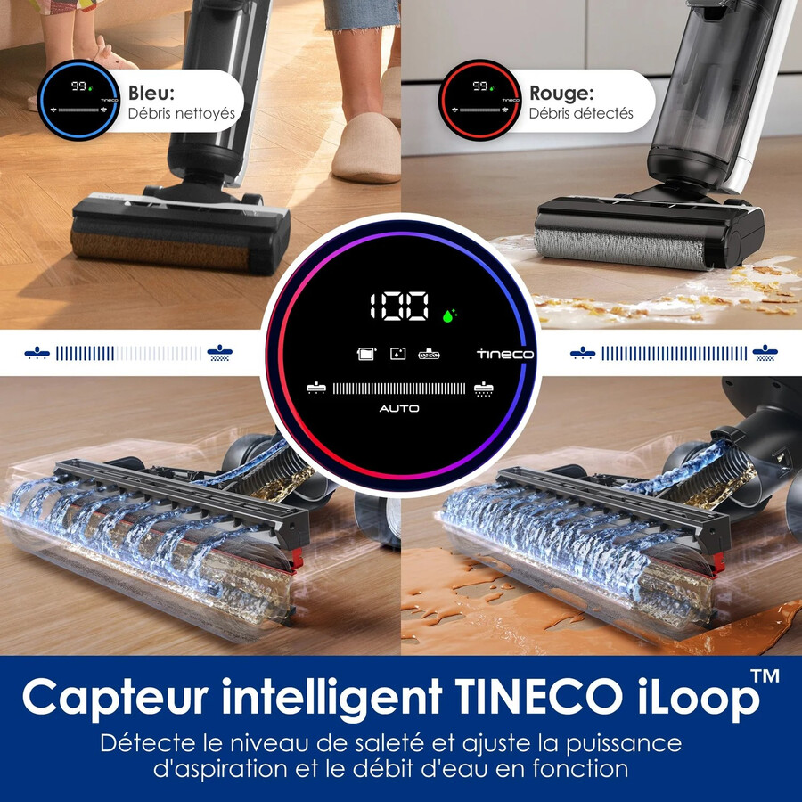 TINECO FLOOR ONE S5 NOIR / BLANC n°5