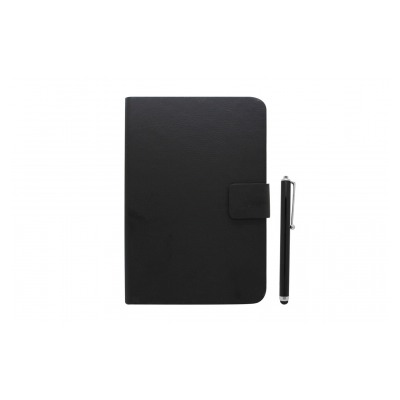 Temium Pack étui folio universel noir pour tablettes 7-8"+ stylet