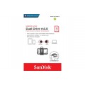 Sandisk Clé USB 3.0 SanDisk Ultra® Dual Drive 32 Go blanche