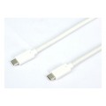 Temium Câble USB C 3.1 (mâle) vers USB C 3.1 (mâle) - 1 m